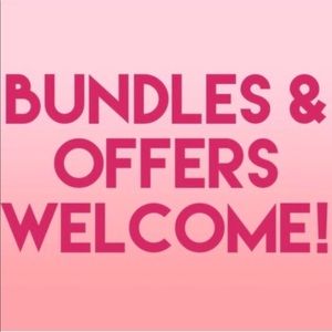 Offers and bundles are welcomed
